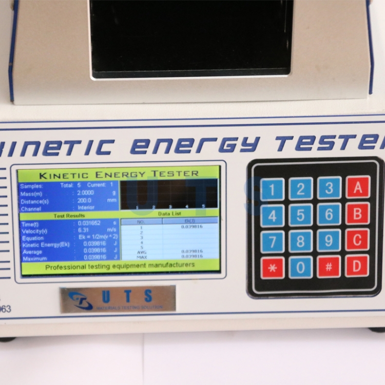 Probador de energía cinética T011