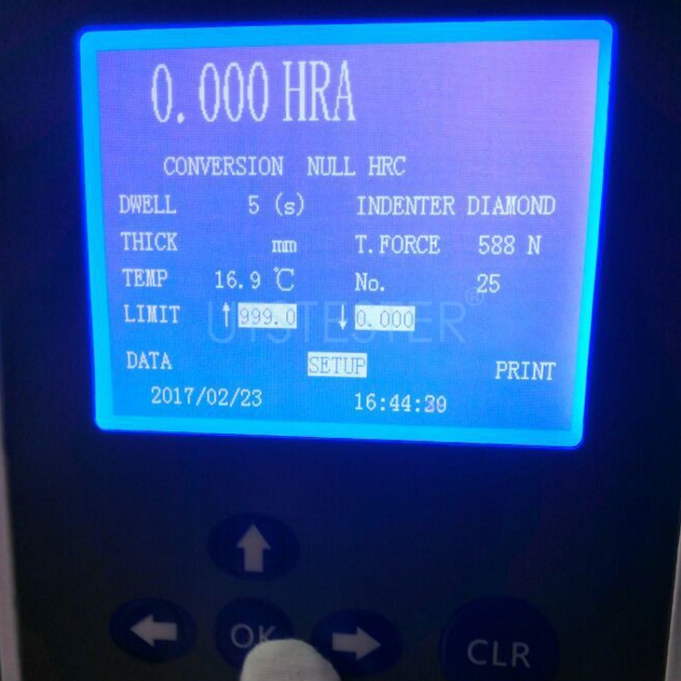 Probador de dureza Rockwell Digital automático UTS-HRS-150