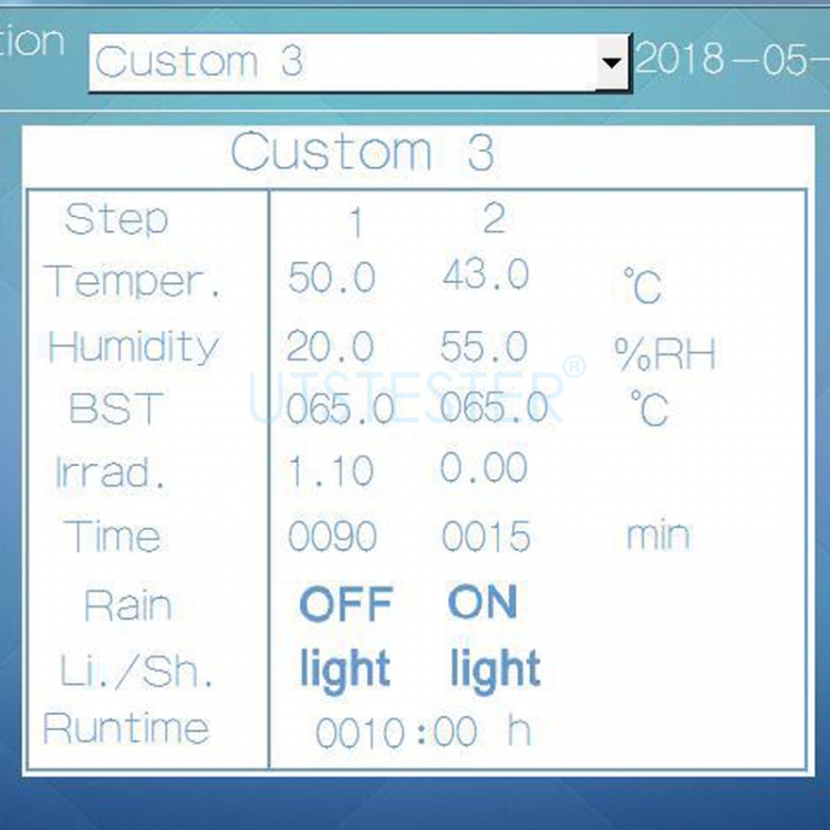 Probador de resistencia a la luz (aire refrigerado, temperatura alta) D002B
